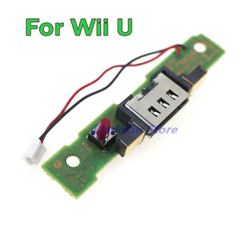 10шт Розетка Порт зарядки Разъем постоянного тока гнездо зарядного устройства с печатной платой для консоли WII U WiiU