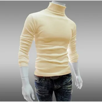 2023, Новый мужской свитер, Корейские модные вязаные свитера, весенне-осенняя нижняя рубашка, повседневный Мужской пуловер