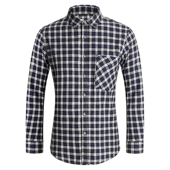 Осенняя Новая модная рубашка в клетку с длинным рукавом, мужская рубашка с карманами, повседневные рубашки в деловую клетку для общения, 5XL 6XL 7XL