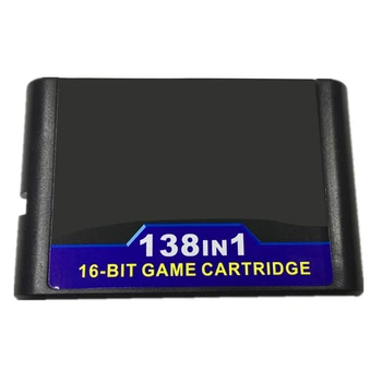 Горячая коллекция игр 138 В 1 Для SEGA GENESIS Megadrive 16-битный Игровой картридж для версии игровых консолей PAL И NTSC